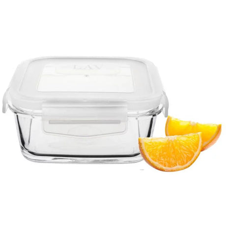 Borcan de sticlă LAV Fresco, 1150 ml, capac transparent