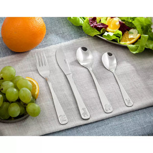 Set de tacâmuri KingHoff Animal pentru copii, 4 piese, oțel inoxidabil