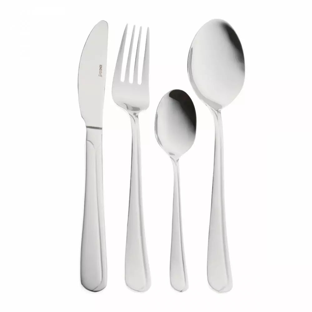 Set de tacâmuri și servire KingHoff, inox, 72 piese