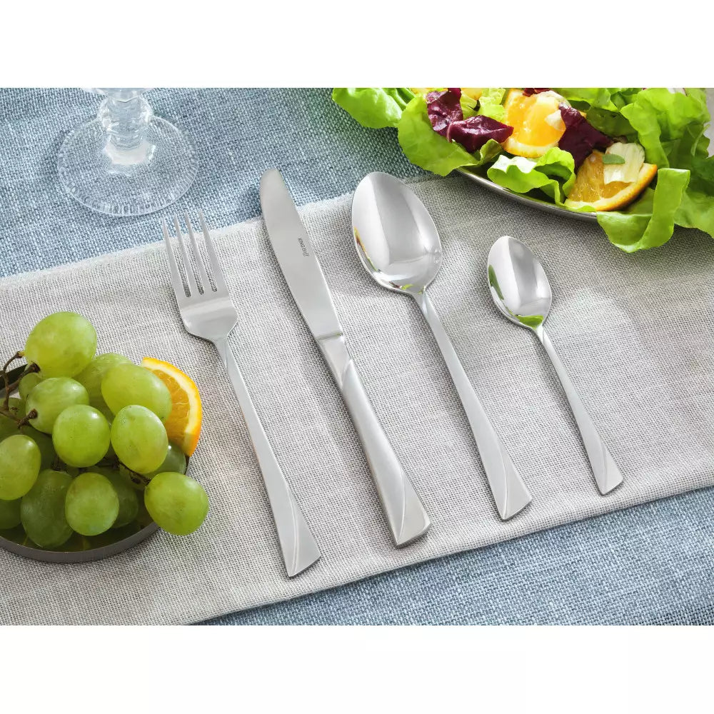 Set de tacâmuri și servire KingHoff, inox, 72 piese