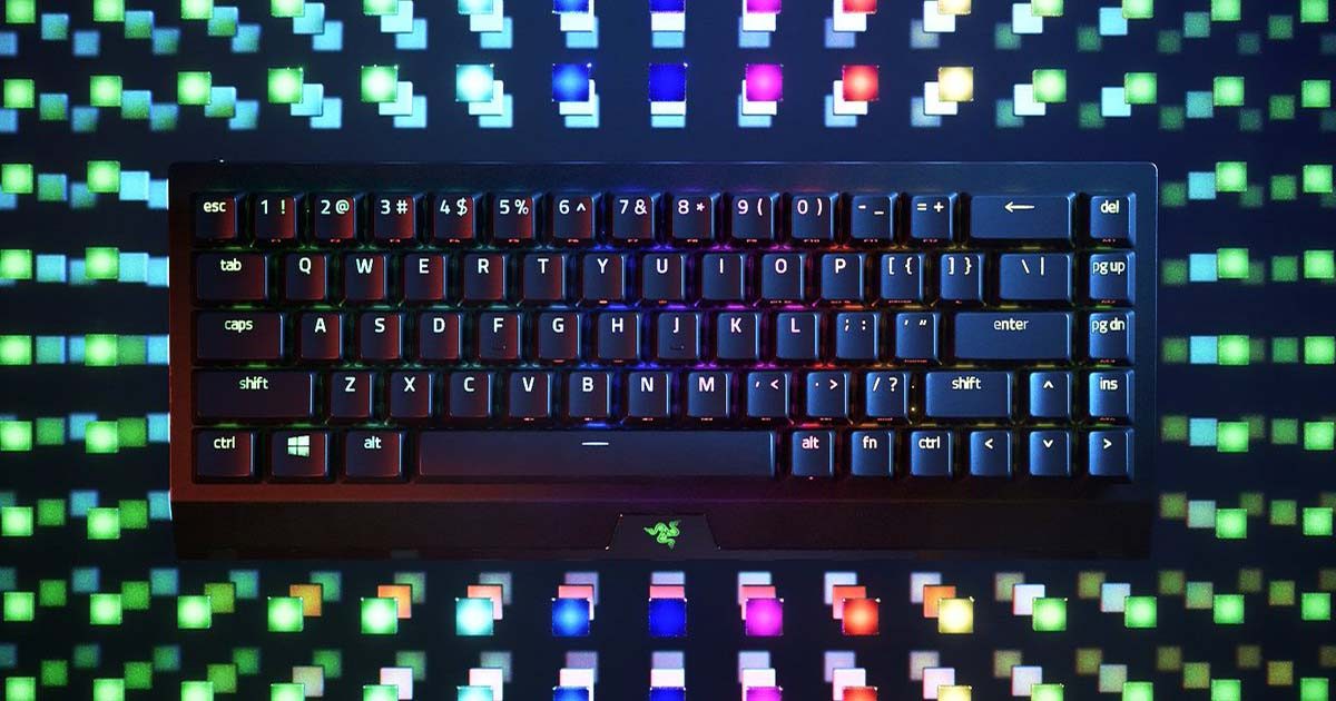 Tastatură de gaming Razer BlackWidow V3 Mini, switch-uri optice verzi, neagră