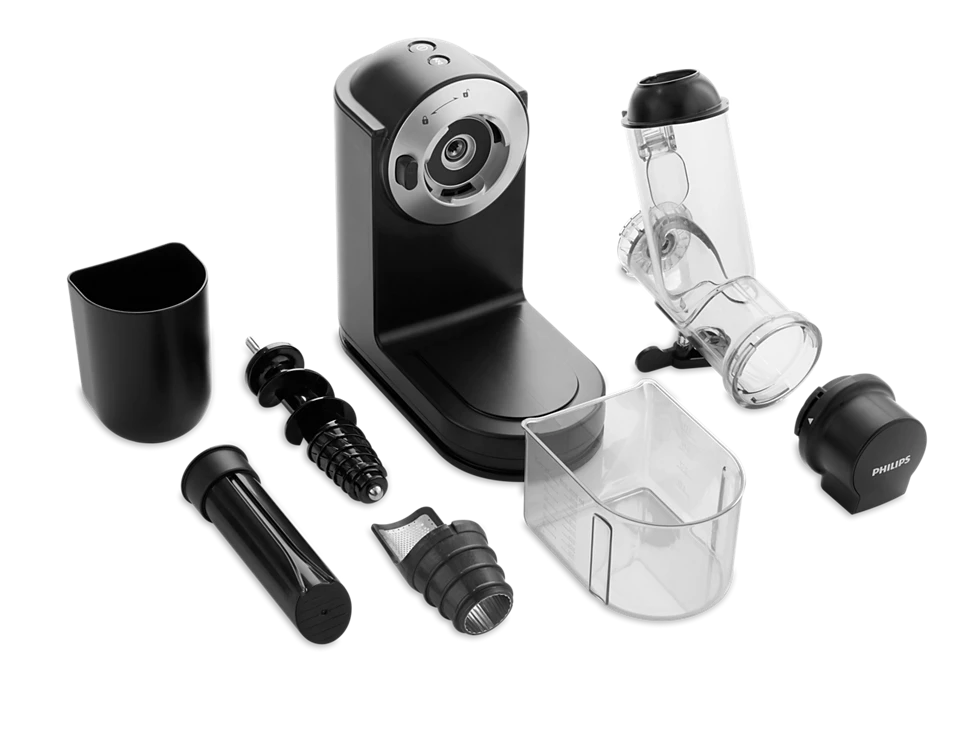 Storcător de fructe PHILIPS Viva Collection HR1889/70, 150W, tub XL, QuickClean, negru