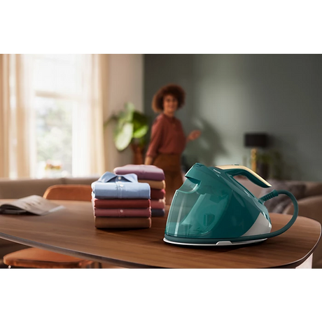 Generator de abur Philips PerfectCare 7000 PSG7140/70, 2100W, 8 bar, 120 g/min, OptimalTemp, Alb/Verde