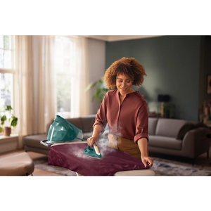 Generator de abur Philips PerfectCare 7000 PSG7140/70, 2100W, 8 bar, 120 g/min, OptimalTemp, Alb/Verde