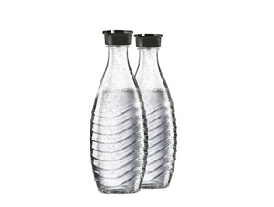 Set de 2 carafe din sticlă Sodastream, 615 ml, pentru dispozitive Crystal sau Penguin