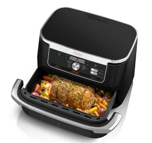 Friteuză cu aer Ninja AF500DE Foodi FlexDrawer, 2470W, 10.4L, 7 programe, neagră