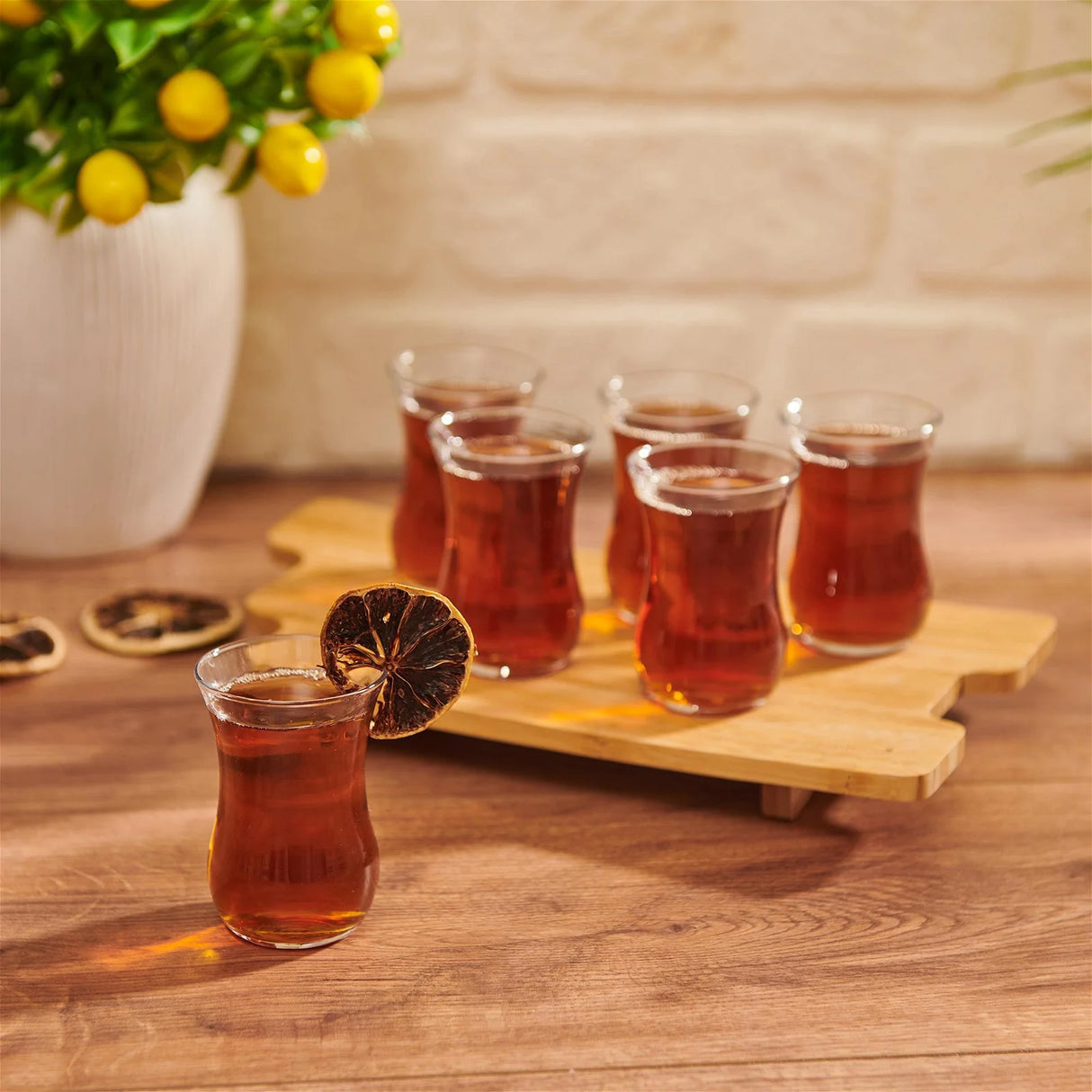 Set ceai turcesc LAV Klasik, 115 ml, 6 buc