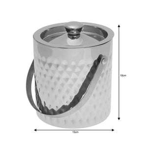 Găleată pentru gheață Kinghoff 1508, 1,5l, inox