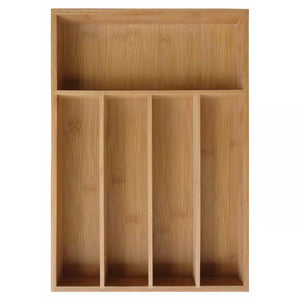 Dispenser de tacâmuri Kinghoff 1222, Bambus, 5 compartimente