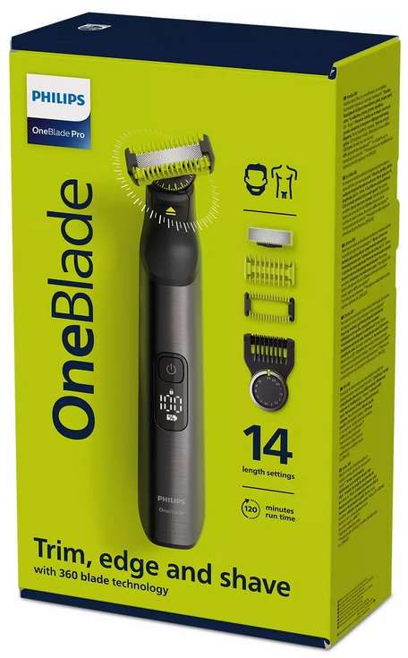 Aparat de tuns Philips QP6551/15 OneBlade Pro pentru față și corp 