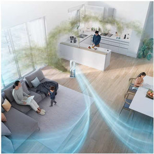 Purificator de aer Dyson Humidify+Cool Autoreact PH3A, filtru HEPA, funcție de ventilator, argintiu