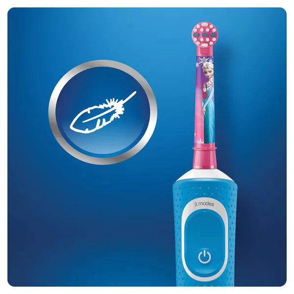 Periuță de dinți electrică pentru copii Oral-B Kids Frozen 241317, Albastră
