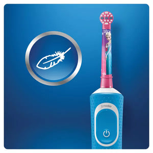 Periuță de dinți electrică pentru copii Oral-B Kids Frozen 241317, Albastră
