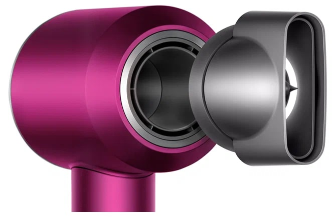 Uscător de păr Dyson Supersonic HD07 Iron/Fuchsia Edition, 1600W, Gri/Roz