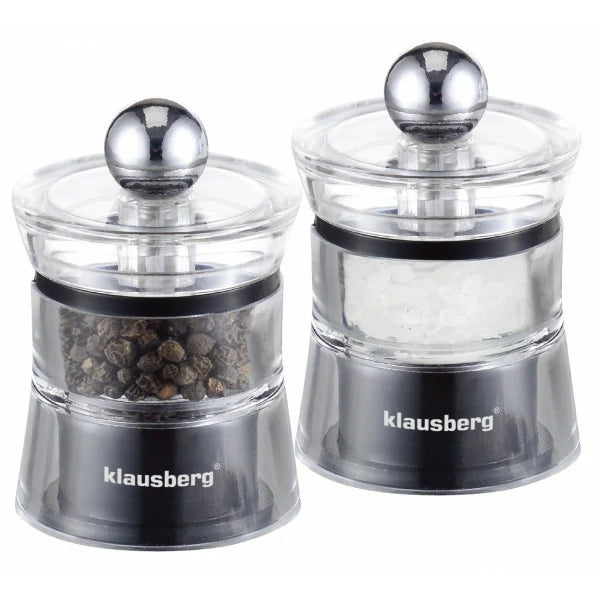 Râșnițe mecanice de sare și piper Klausberg kb 7432, 6,5x4,5 cm, mecanism ceramic