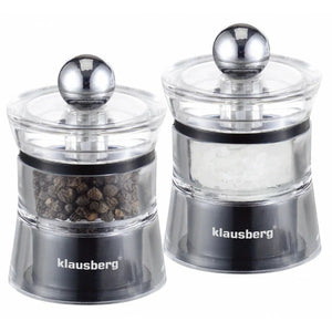 Râșnițe mecanice de sare și piper Klausberg kb 7432, 6,5x4,5 cm, mecanism ceramic