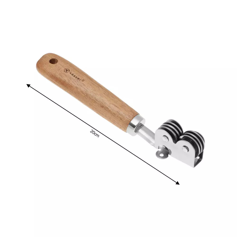 Accesorii de bucătărie Kassel 93706, 5 bucăți, Acacia, Oțel inoxidabil