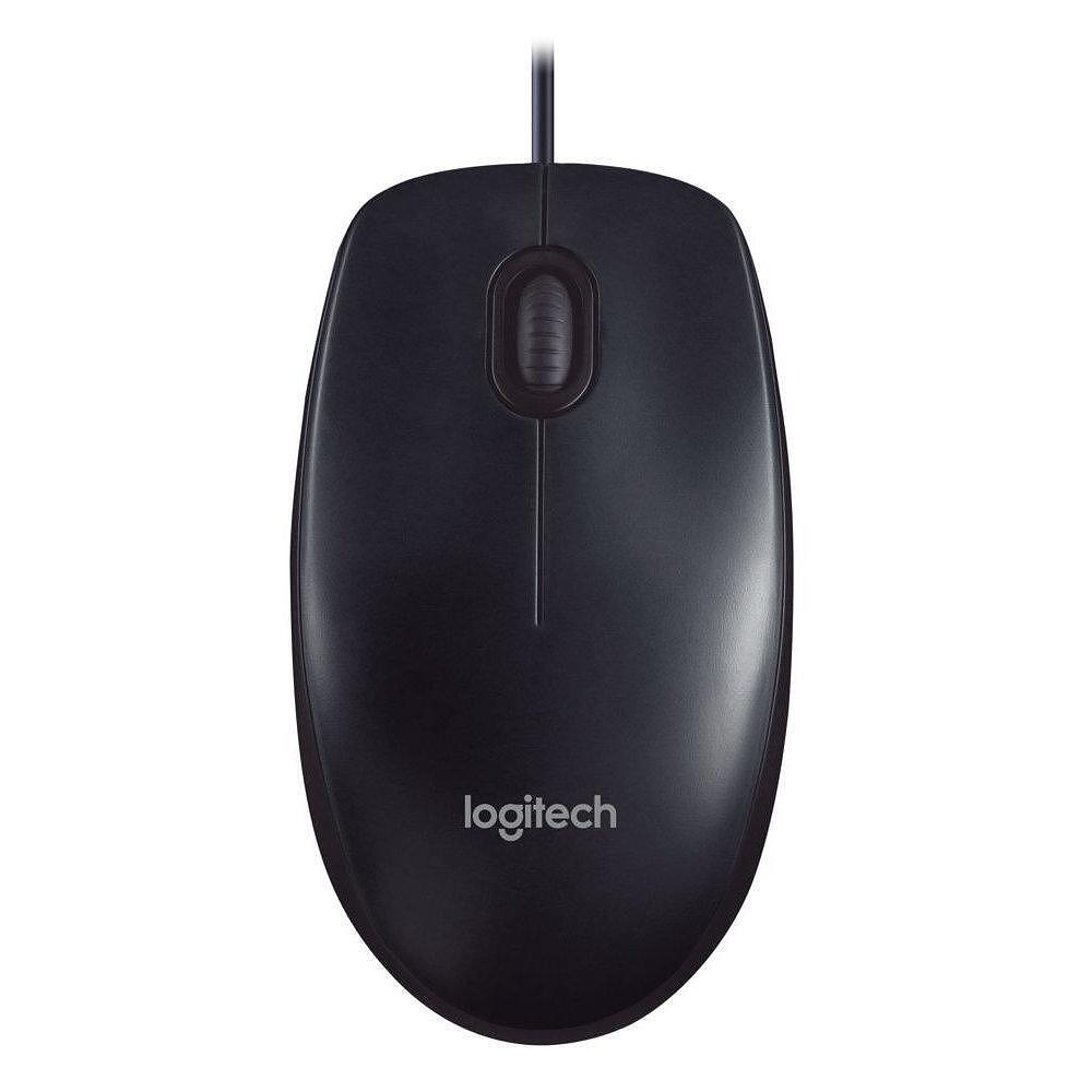 Mouse optic Logitech M90, USB, negru