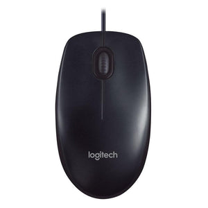 Mouse optic Logitech M90, USB, negru