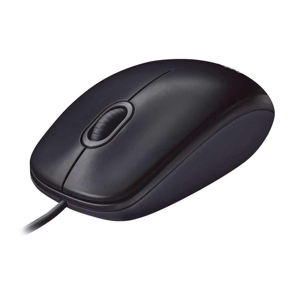 Mouse optic Logitech M90, USB, negru